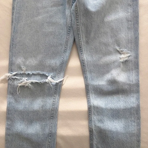 AGOLDE Riley High-waisted Cropped Jeans - Picture 6 of 11